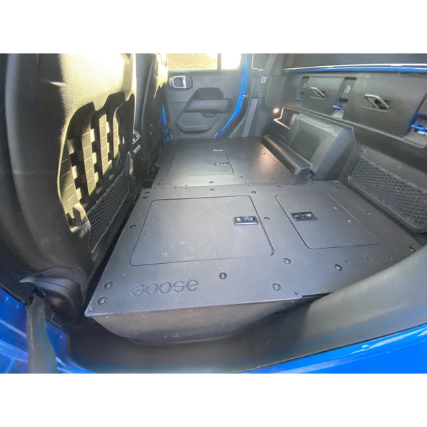 GOOSE-GEAR JEEP GLADIATOR REAR SEAT DELETE HIGH PLATFORM