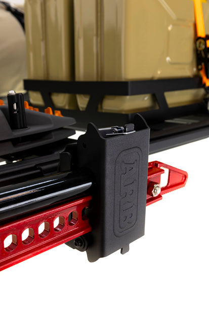 ARB 4x4 Accessories premium mount kit to mount a Hi-Lift Jack to an ARB BASE Rack.