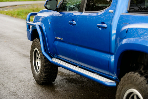 TOYOTA TACOMA 2016-ON ARB SUMMIT SIDE STEPS AND RAILS