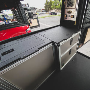 ALU-CAB ALU-CABIN REAR DOUBLE DRAWER MODULE