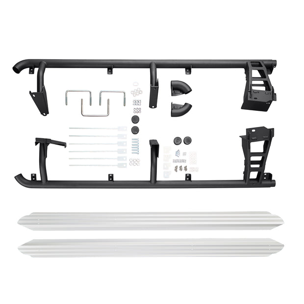 FORD RANGER 2019-ON ARB SUMMIT SIDE STEPS AND RAILS