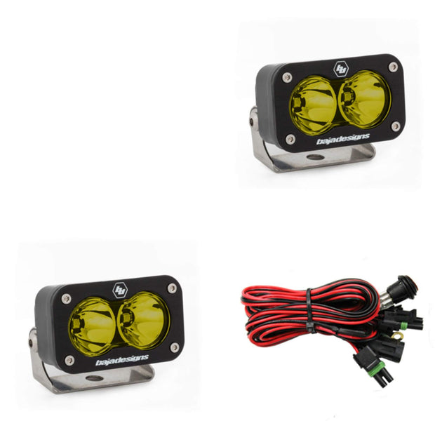 Baja Designs S2 Sport Pair LED Work/Scene Amber