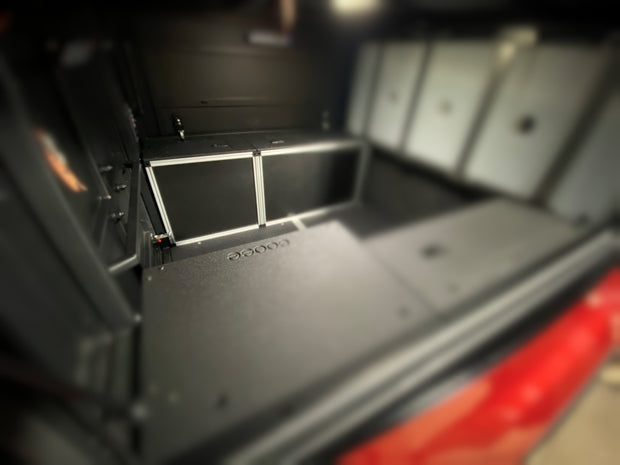 ALU-CAB CANOPY CAMPER VERSION 2.0 REAR UTILITY CABINET - CHEVY COLORADO / GMC CANYON 2015-PRESENT