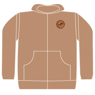 ZIP HOODIE 10 YEAR ANNIVERSARY SANDSTONE