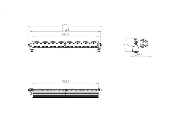 Baja Designs S8 Straight LED Bar 20