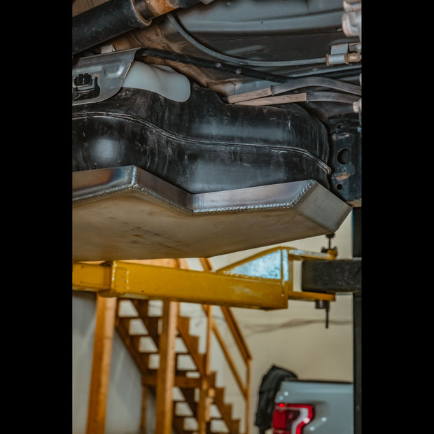 C4 Fabrication fuel tank skid plate on a 2010+ 5th Gen 4Runner