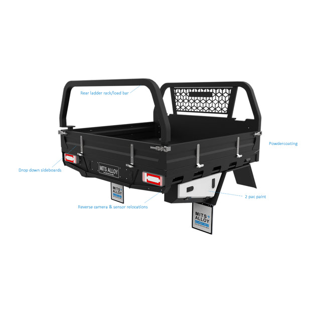 MITS ALLOY 5.8 FT EVO2 FLATBED TRAY – MID SIZE TRUCK or JEEP GLADIATOR