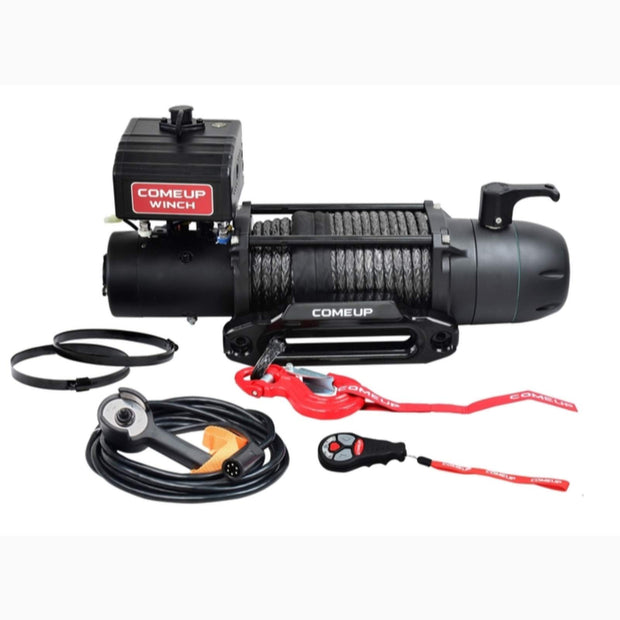 COMEUP SEAL SLIM 9.5RS 12 VOLT WINCH WITH SYNTHETIC ROPE AND WIRELESS REMOTE