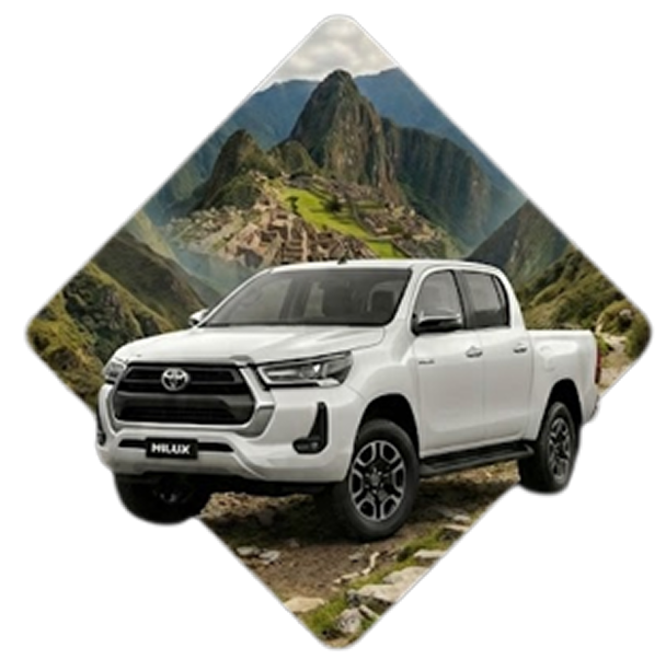 Camioneta 4x4 recorriendo el Camino Inca en Cusco